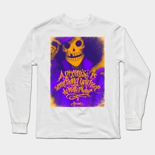 Humming Swordsman -Quote Long Sleeve T-Shirt